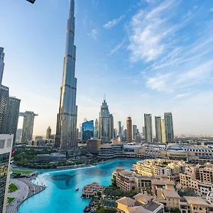 شقة Fam Living - The Residences Tower - Burj Khalifa & Fountain Views